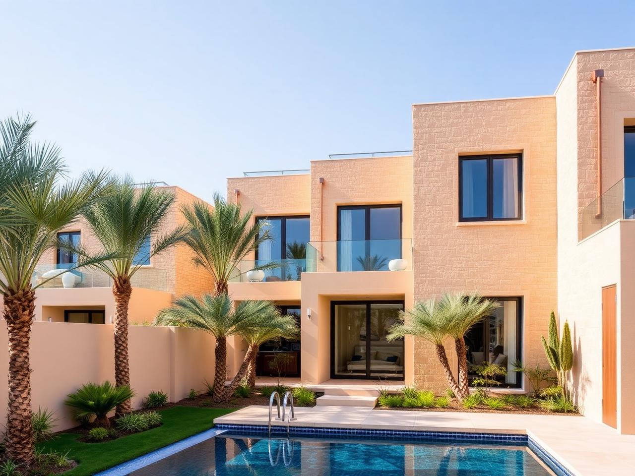 Townhouses with gardens in Dubai Hills